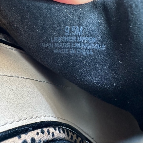 Gianni Bini Animal Print Mules Heels Women's size 9.5 Shoes Brown Tan - Picture 6 of 9